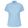 LADIES’ SHORT-SLEEVED PILOT SHIRT White (Vyberte barvu bílá, Velikost S)