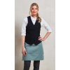 WOMEN'S LINED POLYESTER WAISTCOAT Black (Vyberte barvu černá, Velikost XXS)
