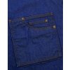'DISTRICT' WAXED LOOK DENIM BIB APRON Black Denim (Vyberte barvu černá džínovina, Velikost U)
