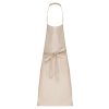 POLYCOTTON APRON WITHOUT POCKET Beige (Vyberte barvu béžová, Velikost U)