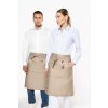 POLYCOTTON LONG APRON Beige (Vyberte barvu béžová, Velikost U)