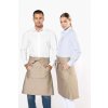 POLYCOTTON LONG APRON Beige (Vyberte barvu béžová, Velikost U)