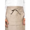 POLYCOTTON LONG APRON Beige (Vyberte barvu béžová, Velikost U)
