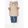 POLYCOTTON LONG APRON Beige (Vyberte barvu béžová, Velikost U)