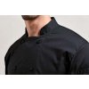 CHEF'S LONG SLEEVE COOLCHECKER® JACKET WITH MESH BACK PANEL Black (Vyberte barvu černá, Velikost XS)