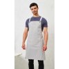 CROSS BACK ’BARISTA’ BIB APRON Navy (Vyberte barvu námořnická modrá, Velikost U)
