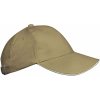 ORLANDO KIDS - KIDS' 6 PANELS CAP Beige/White (Vyberte barvu béžová / bílá, Velikost U)