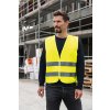 BASIC SAFETY VEST FOR PRINT "KARLSRUHE" - 2 VELCRO Yellow (Vyberte barvu žlutá, Velikost XL)
