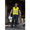 BASIC SAFETY VEST FOR PRINT "KARLSRUHE" - 2 VELCRO Yellow (Vyberte barvu žlutá, Velikost XL)
