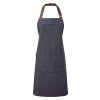 'ANNEX' OXFORD BIB APRON Navy (Vyberte barvu námořnická modrá, Velikost U)