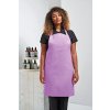 'COLOURS COLLECTION’ BIB APRON Rich Violet (Vyberte barvu bohatá fialová, Velikost U)