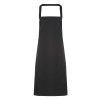 100% ORGANIC COTTON BIB APRON Black (Vyberte barvu černá, Velikost U)