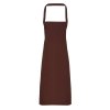 100% ORGANIC COTTON BIB APRON Black (Vyberte barvu černá, Velikost U)