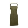 'COLOURS COLLECTION’ BIB APRON WITH POCKET Navy (Vyberte barvu námořnická modrá, Velikost U)