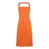 'COLOURS COLLECTION’ BIB APRON WITH POCKET Navy (Vyberte barvu námořnická modrá, Velikost U)