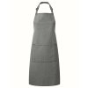 'COLOURS COLLECTION’ BIB APRON WITH POCKET Navy (Vyberte barvu námořnická modrá, Velikost U)