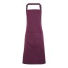 'COLOURS COLLECTION’ BIB APRON WITH POCKET Navy (Vyberte barvu námořnická modrá, Velikost U)
