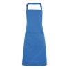 'COLOURS COLLECTION’ BIB APRON WITH POCKET Navy (Vyberte barvu námořnická modrá, Velikost U)