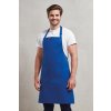 'COLOURS COLLECTION’ BIB APRON WITH POCKET Navy (Vyberte barvu námořnická modrá, Velikost U)