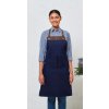 'ESPRESSO' BIB APRON Black/Black (Vyberte barvu černá / černá, Velikost U)