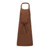 COTTON APRON WITHOUT POCKET Beige (Vyberte barvu béžová, Velikost U)