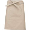 POLYCOTTON MID-LENGTH APRON Beige (Vyberte barvu béžová, Velikost U)
