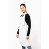 POLYCOTTON APRON HIGH-TEMPERATURE WASHABLE Black (Vyberte barvu černá, Velikost U)