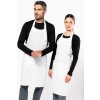 POLYCOTTON APRON HIGH-TEMPERATURE WASHABLE Black (Vyberte barvu černá, Velikost U)