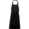 POLYCOTTON APRON HIGH-TEMPERATURE WASHABLE Black (Vyberte barvu černá, Velikost U)