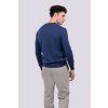 MEN’S V-NECK FINE GAUGE COTTON PULLOVER Black (Vyberte barvu černá, Velikost S)