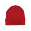 BEANIE WITH PATCH Black (Vyberte barvu černá, Velikost U)