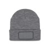 BEANIE WITH PATCH Black (Vyberte barvu černá, Velikost U)