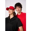 MEN'S BASIC POLYESTER POLO SHIRT Ideal Red (Vyberte barvu Ideal Red, Velikost XS)