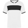 ADULTS' SHORT-SLEEVED JERSEY Black/White (Vyberte barvu černá / bílá, Velikost S)