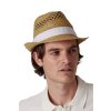BRAIDED PANAMA HAT Natural (Vyberte barvu přírodní, Velikost 57)