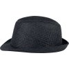 RETRO PANAMA - STYLE STRAW HAT Black (Vyberte barvu černá, Velikost 57)