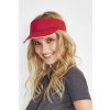 SOL'S ACE - UNISEX VISOR Red/White (Vyberte barvu červená / bílá, Velikost U)