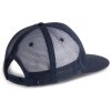 TRUCKER FLAT PEAK CAP - 6 PANELS Black (Vyberte barvu černá, Velikost U)