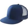 TRUCKER FLAT PEAK CAP - 6 PANELS Black (Vyberte barvu černá, Velikost U)