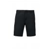 MEN'S WASHED EFFECT BERMUDA SHORTS Washed Charcoal (Vyberte barvu oprané černé uhlí, Velikost 38)