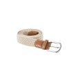 BRAIDED ELASTICATED BELT Light Grey (Vyberte barvu světle šedá, Velikost U)