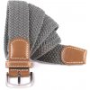 BRAIDED ELASTICATED BELT Light Grey (Vyberte barvu světle šedá, Velikost U)
