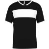 KIDS’ SHORT-SLEEVED JERSEY Black/White (Vyberte barvu černá / bílá, Velikost 4/6)