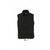 SOL'S NORWAY - UNISEX SLEEVELESS FLEECE CARDIGAN Black (Vyberte barvu černá, Velikost 2XL)