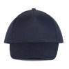 COTTON CAP - 5 PANELS Black (Vyberte barvu černá, Velikost U)