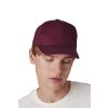 COTTON CAP - 5 PANELS Black (Vyberte barvu černá, Velikost U)