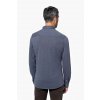 LONG-SLEEVED JACQUARD KNIT SHIRT Jacquard Blue (Vyberte barvu Jacquard modrá, Velikost S)