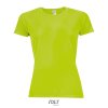 SOL'S SPORTY WOMEN - RAGLAN SLEEVED T-SHIRT Black (Vyberte barvu černá, Velikost XS)