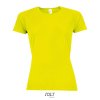 SOL'S SPORTY WOMEN - RAGLAN SLEEVED T-SHIRT Black (Vyberte barvu černá, Velikost XS)