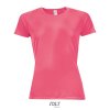 SOL'S SPORTY WOMEN - RAGLAN SLEEVED T-SHIRT Black (Vyberte barvu černá, Velikost XS)